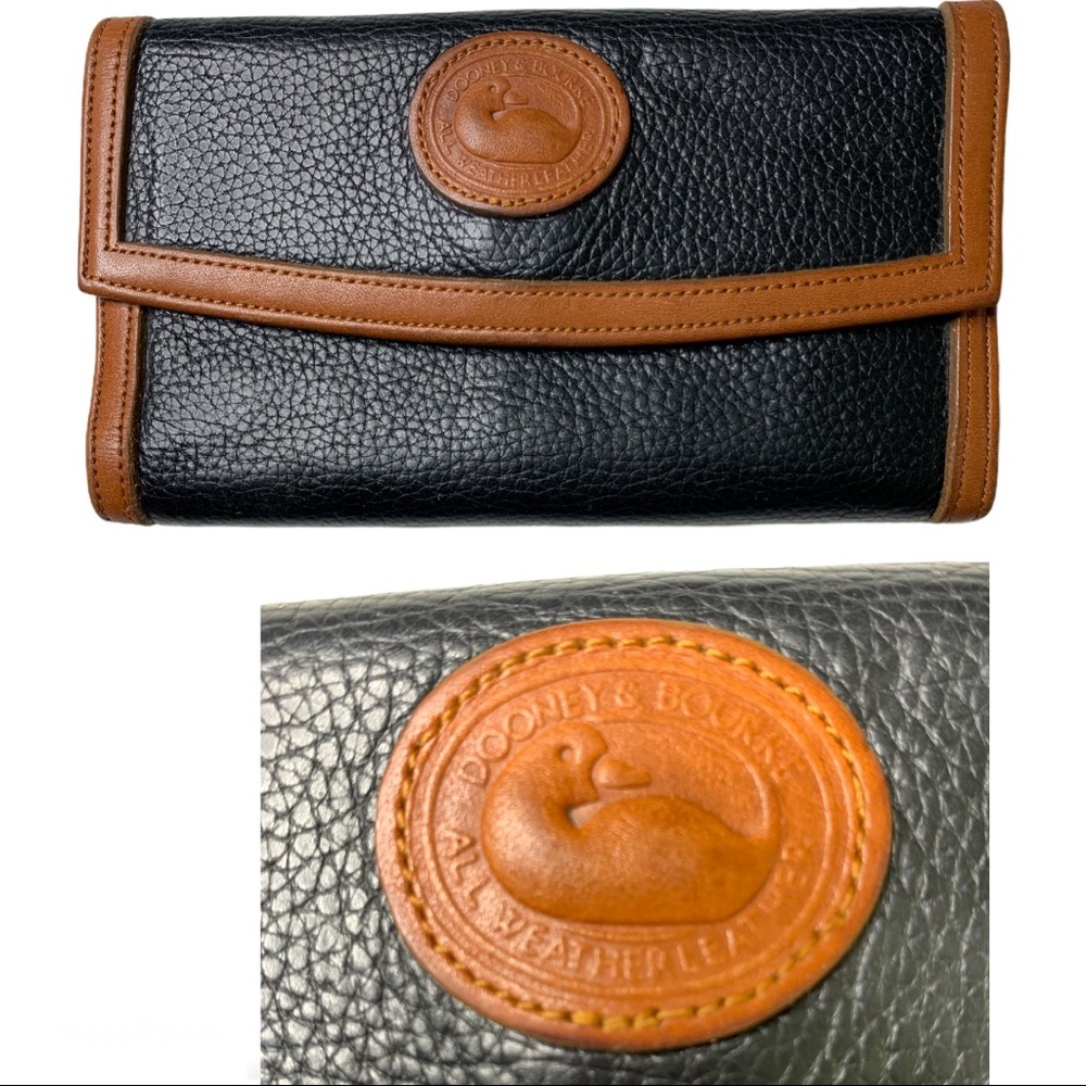 VTG Dooney & Burke All Weather Leather Wallet